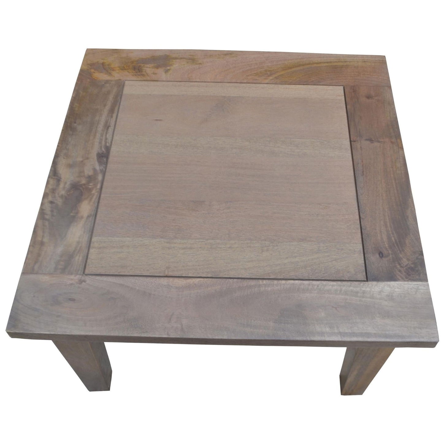 Aksa Lamp Table 60cm Solid Mango Wood Coffee Side Sofa End Desk - Cosy Abode