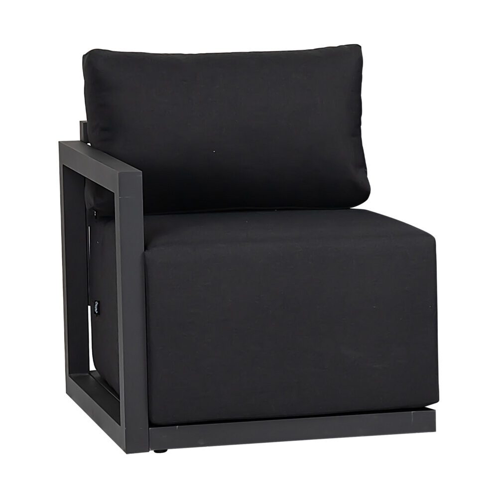 Alfresco 5-Seater Deep-Seated Patio Set – Charcoal Grey - Cosy Abode
