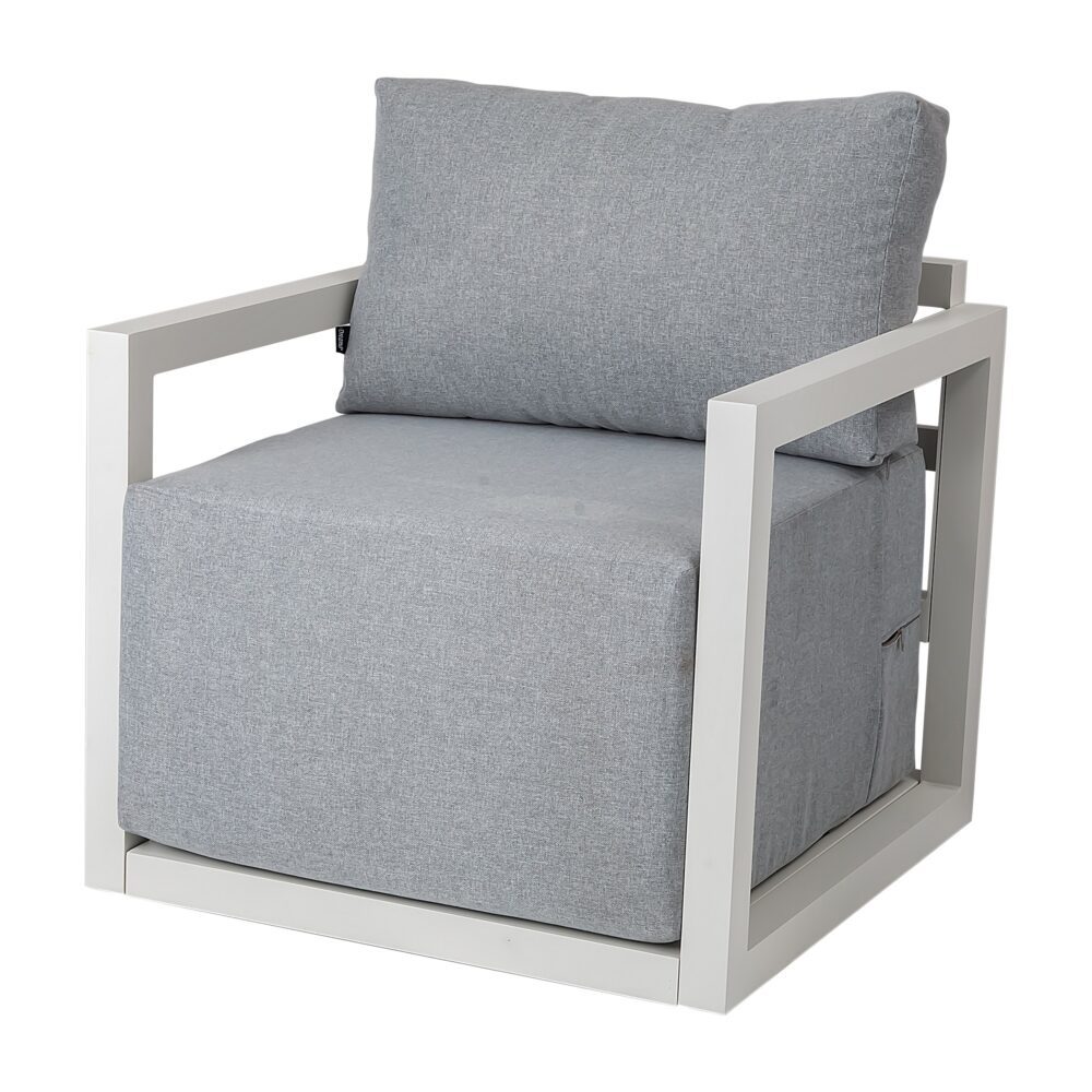 Alfresco 5-Seater Deep-Seated Patio Set – Charcoal Grey - Cosy Abode