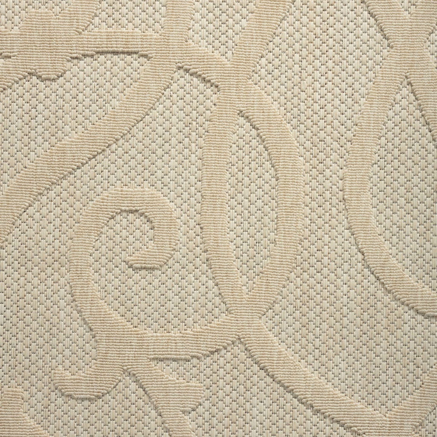 Alpha Outdoor Rug - Cream - 200x290 - Cosy Abode