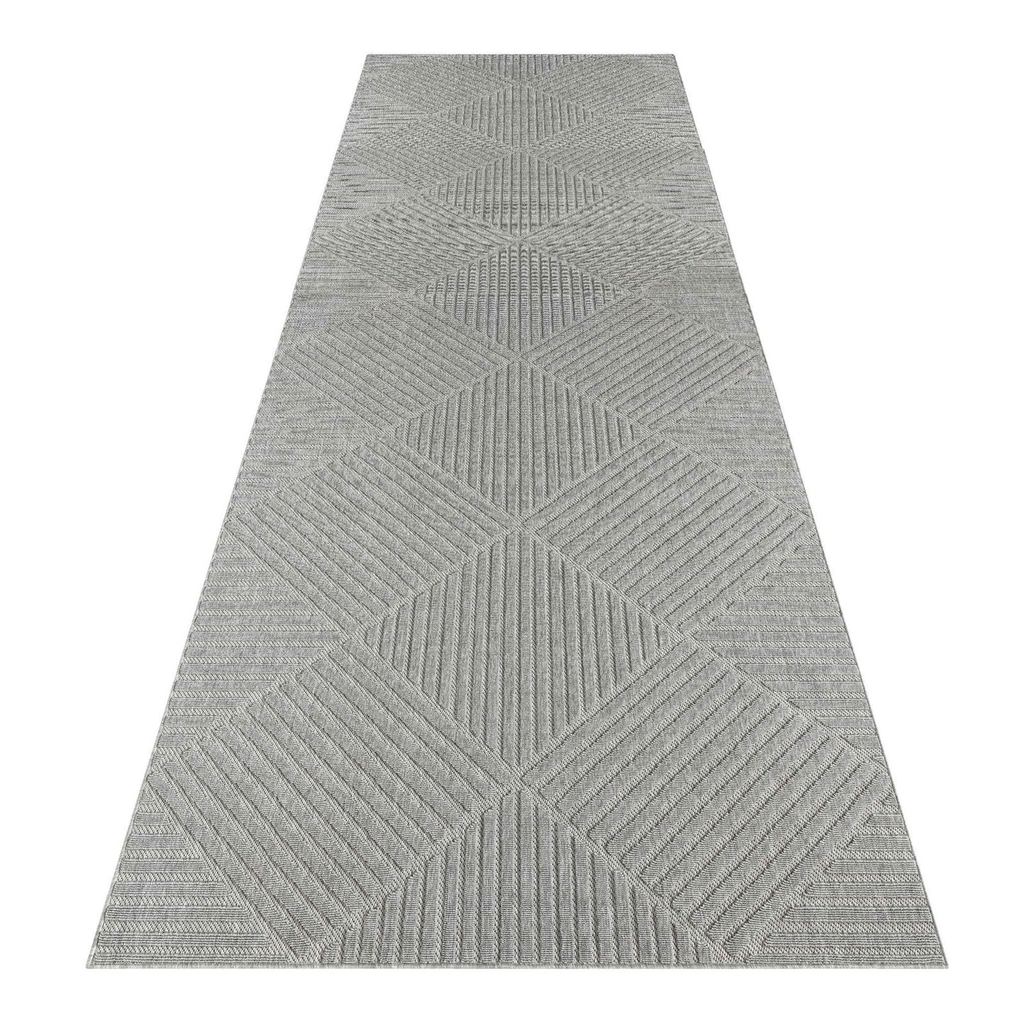 Alpha Outdoor Rug - Light Grey - 160x230 - Cosy Abode