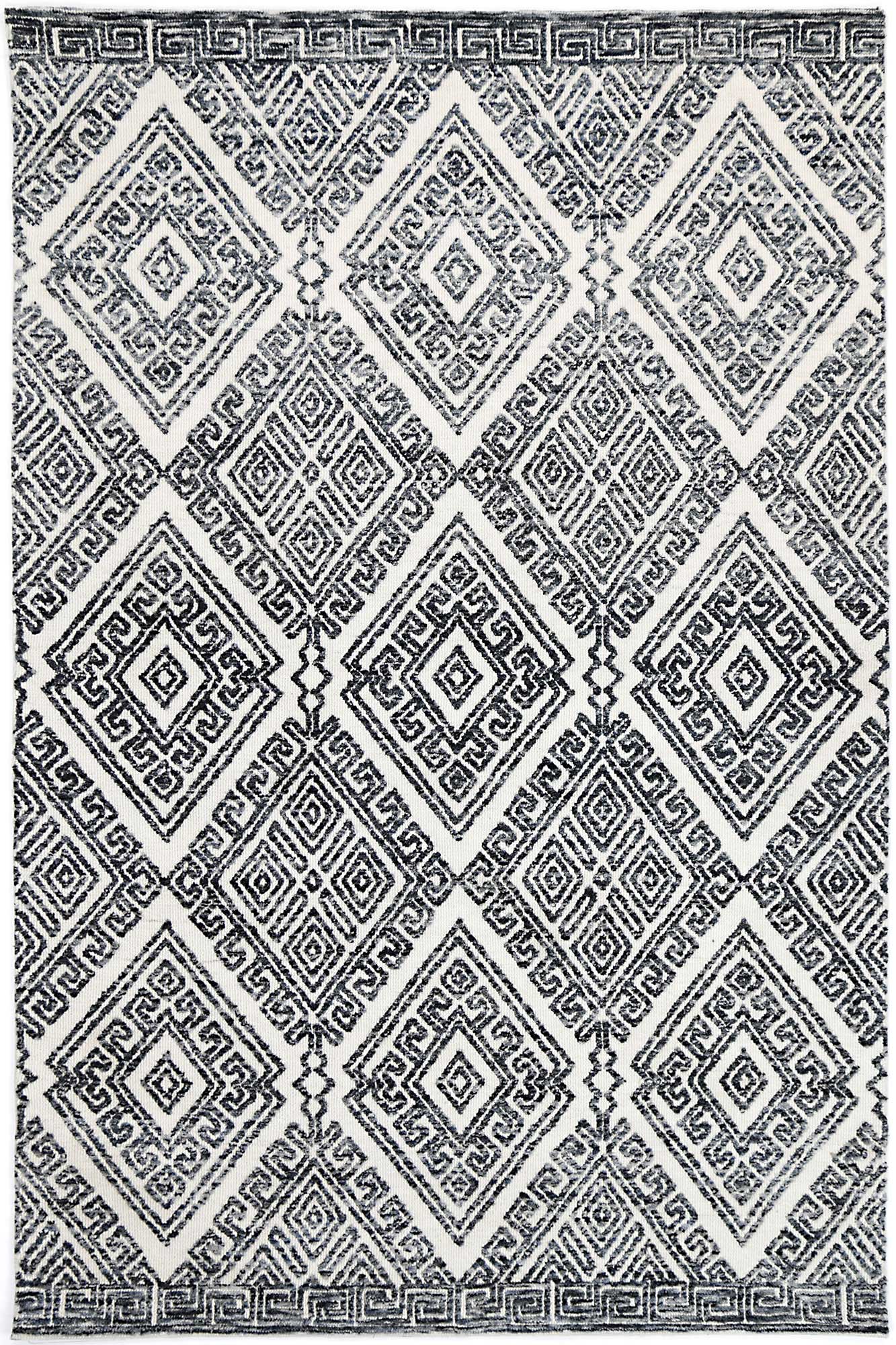 Amritsar Glenfalls Anthracite Tribal Rug 160X230 - Cosy Abode