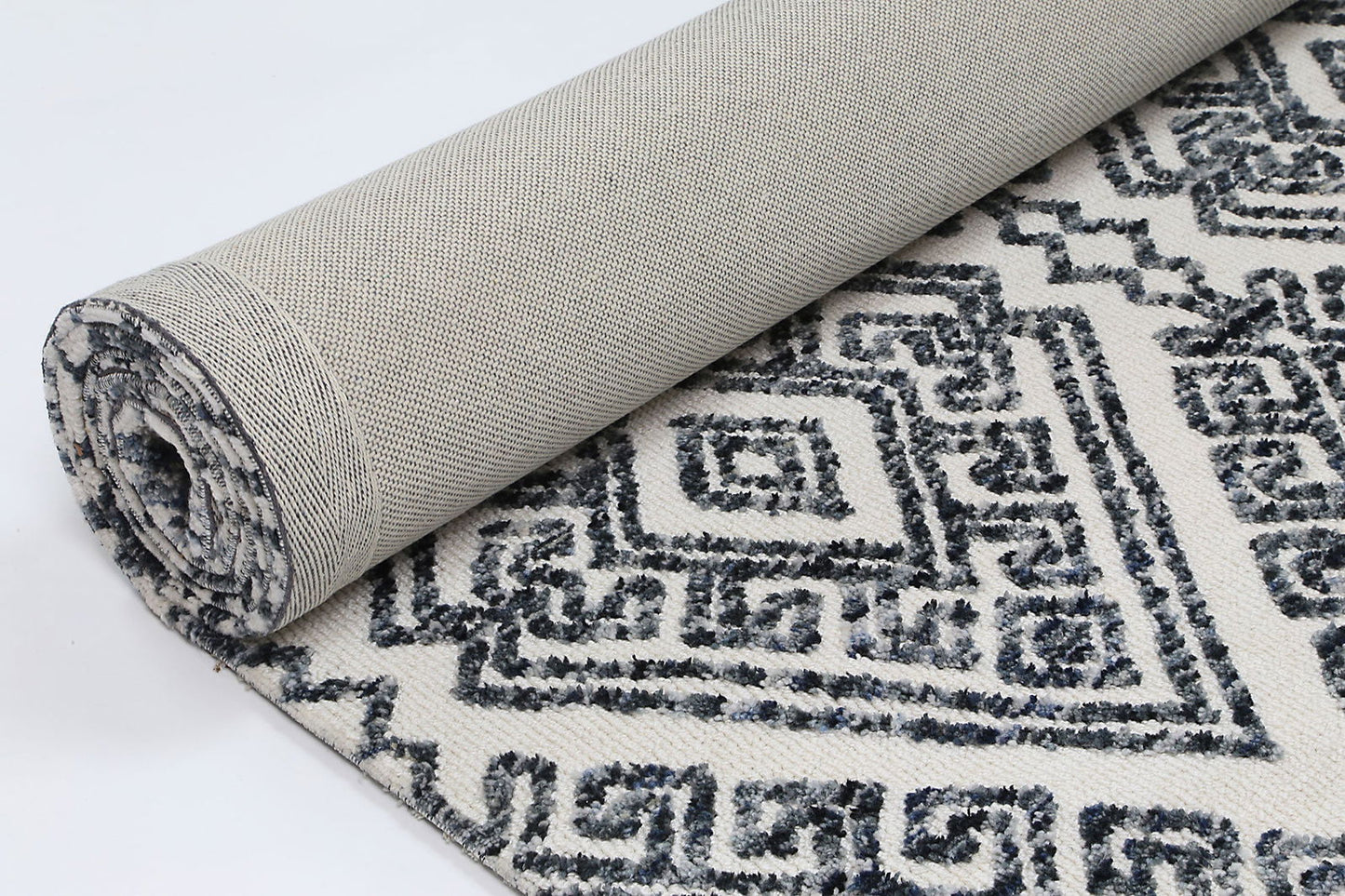 Amritsar Glenfalls Anthracite Tribal Rug 160X230 - Cosy Abode