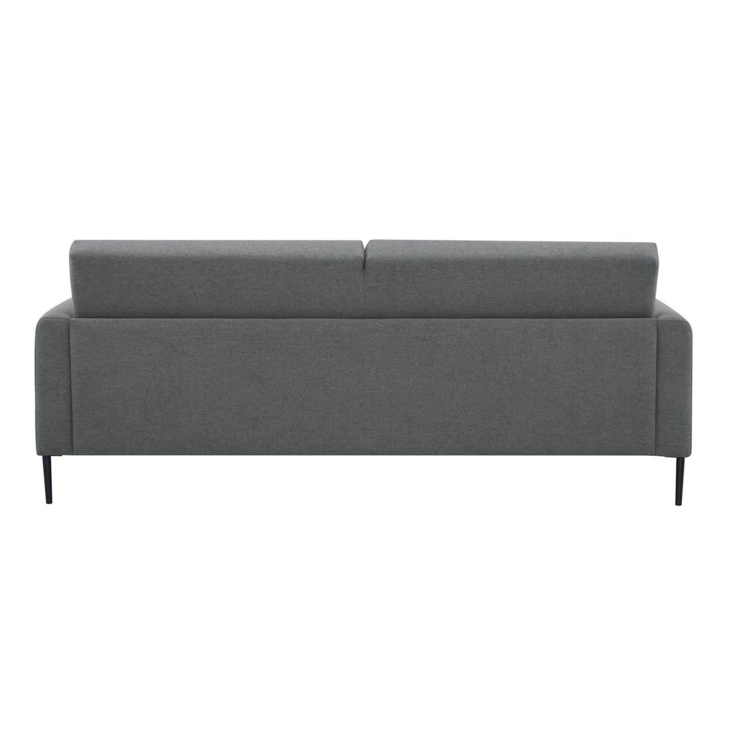 Ariya 3 Seater Sofa Fabric Uplholstered Lounge Couch - Mid Grey - Cosy Abode