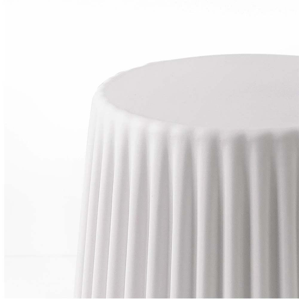 Artiss 2x Bar Stools Cupcake Plastic Foot Stool White - Cosy Abode