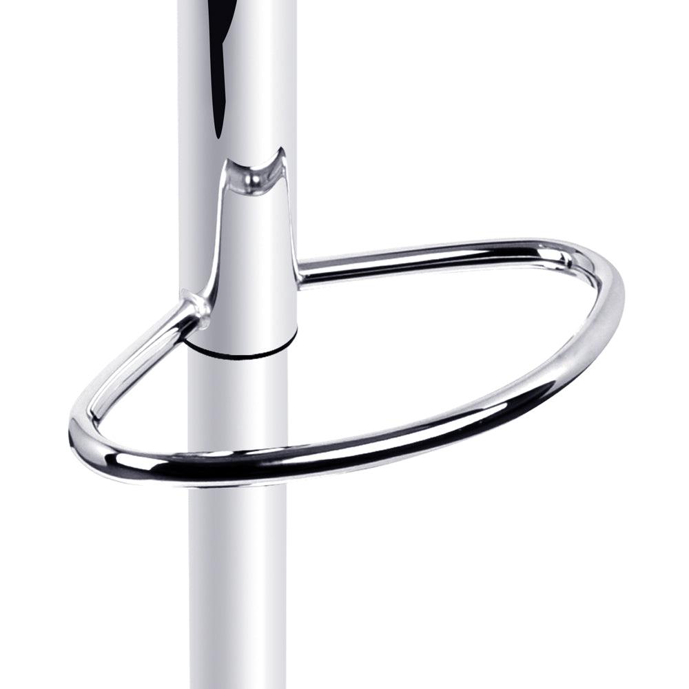 Artiss 2x Bar Stools Gas Lift Leather Padded White - Cosy Abode