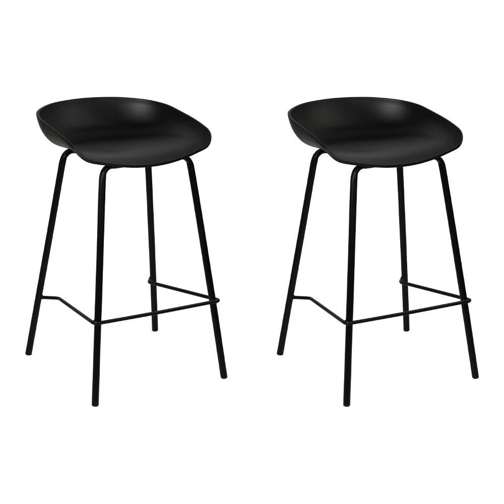 Artiss 2x Bar Stools Kitchen Counter Stools Metal - Cosy Abode