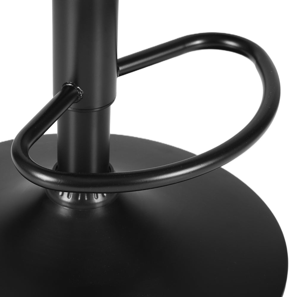Artiss 2x Bar Stools Kitchen Swivel Bar Stool Gas Lift Chairs Barstools Black - Cosy Abode
