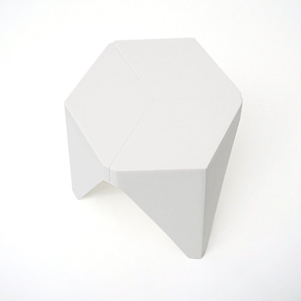 Artiss 2x Bar Stools Puzzle Plastic Foot Stool White - Cosy Abode