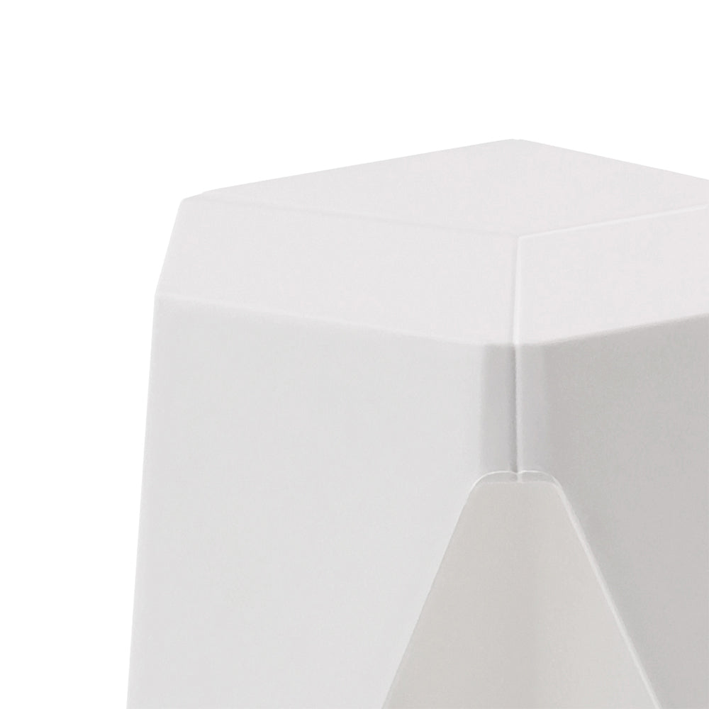 Artiss 2x Bar Stools Puzzle Plastic Foot Stool White - Cosy Abode