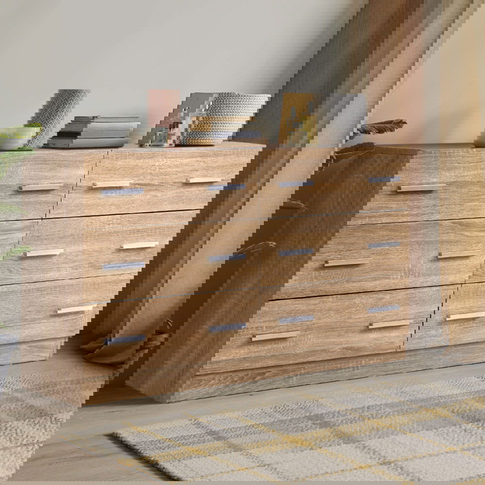 Artiss 6 Chest of Drawers - VEDA Pine - Cosy Abode