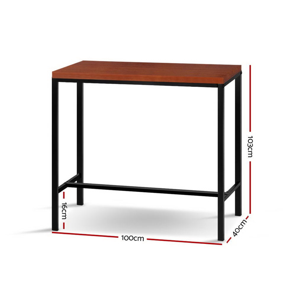 Artiss Alex Bar Table 100CM Rectangular - Cosy Abode
