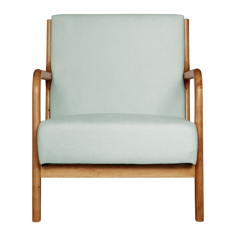 Artiss Armchair Fabric Grey Olive - Cosy Abode