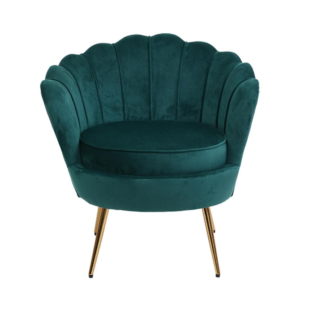 Artiss Armchair Velvet Green Callista - Cosy Abode