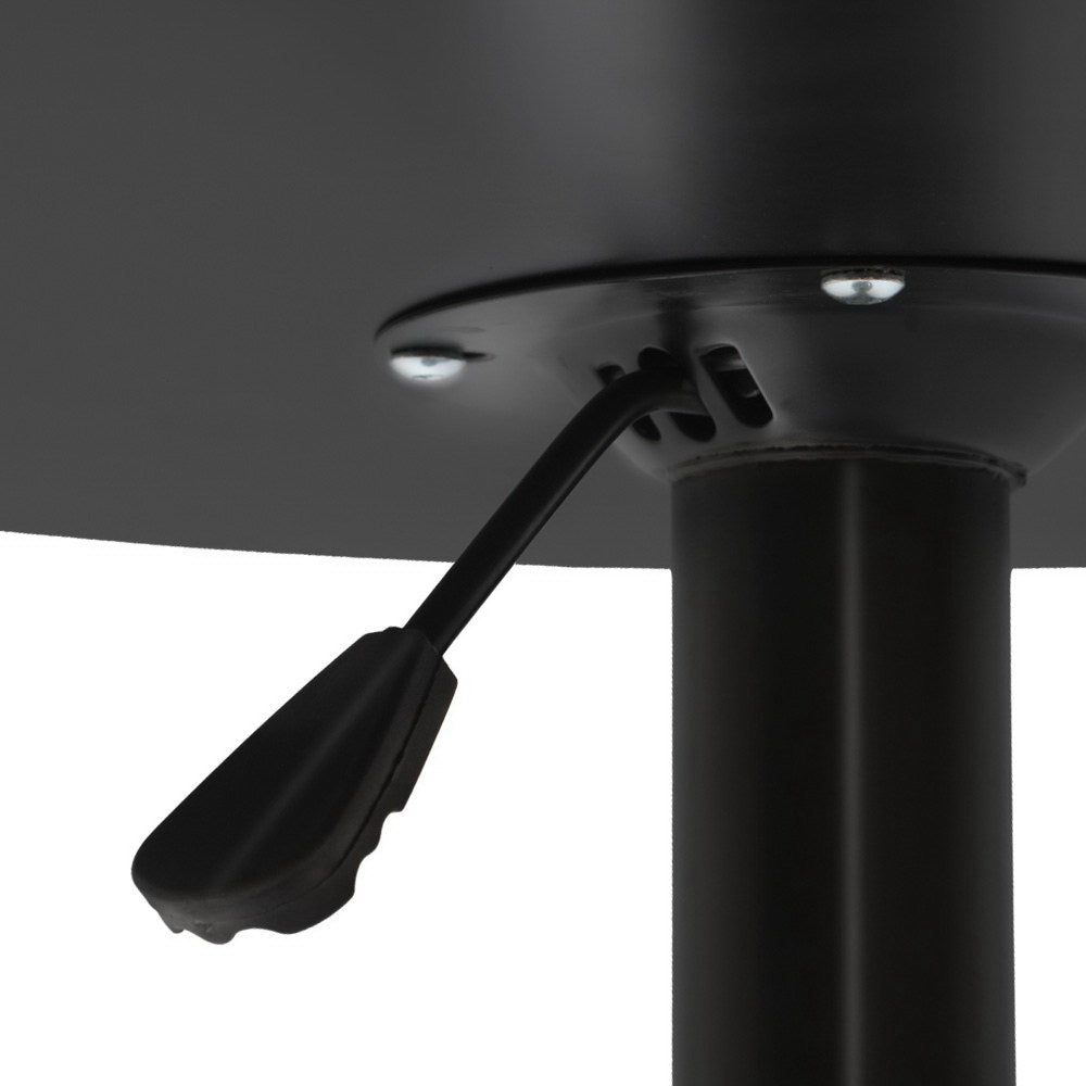 Artiss Bar Table Gas Lift Round Black - Cosy Abode