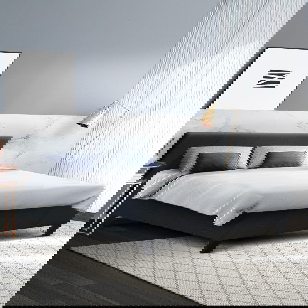 Artiss Bed Frame Queen Size Charcoal NEO - Cosy Abode