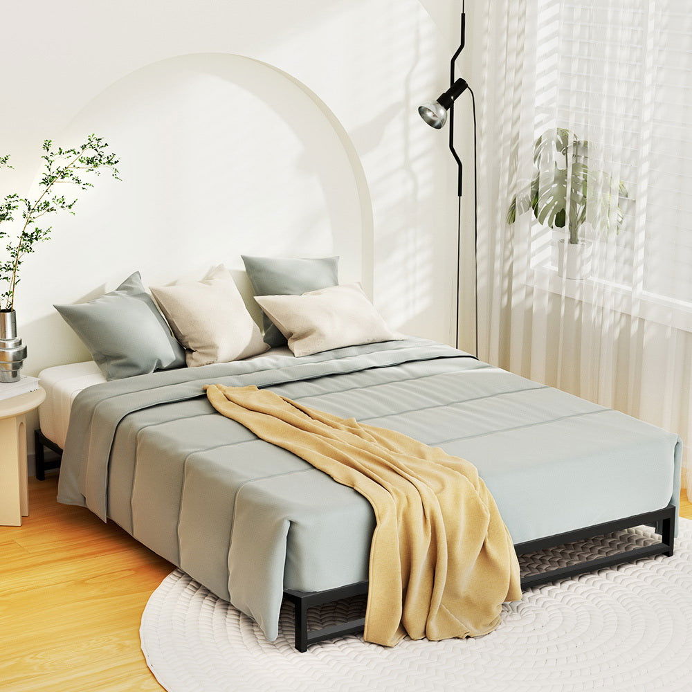 Artiss Bed Frame Queen Size Metal BERU - Cosy Abode