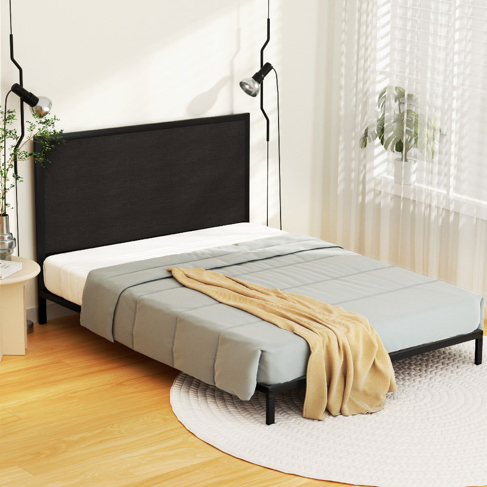 Artiss Bed Frame Queen Size Metal Frame PADA - Cosy Abode