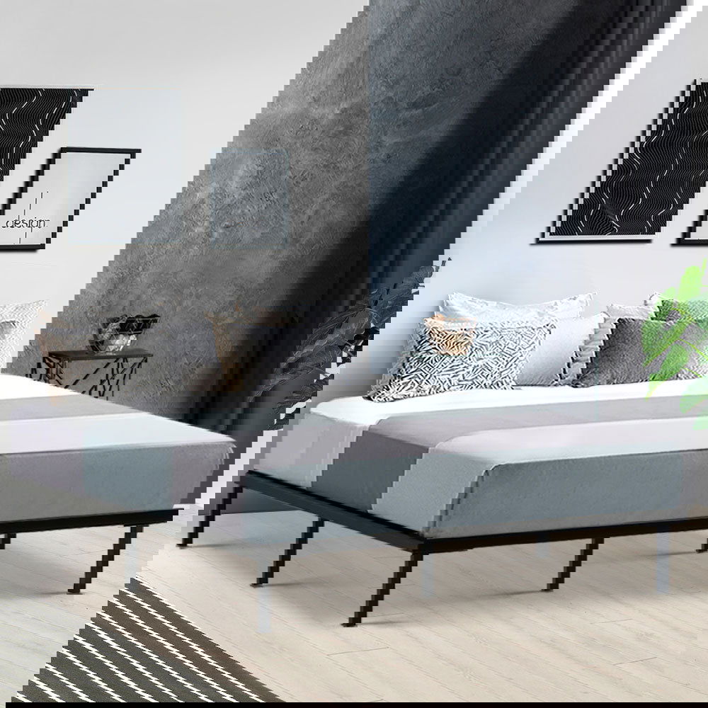 Artiss Bed Frame Queen Size Metal Frame TED - Cosy Abode