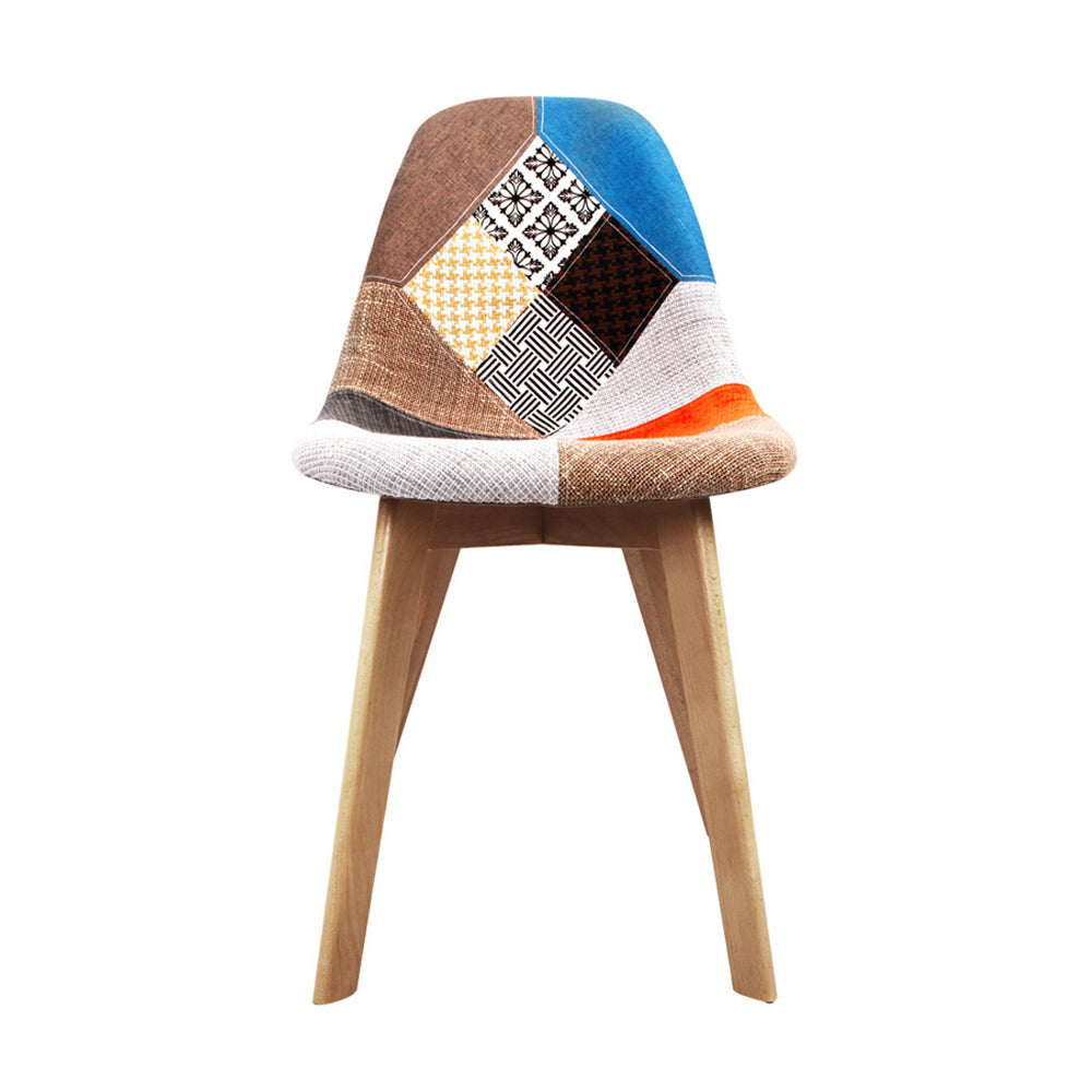 Artiss Dining Chairs Set of 2 Fabric Retro Replica DSW - Cosy Abode