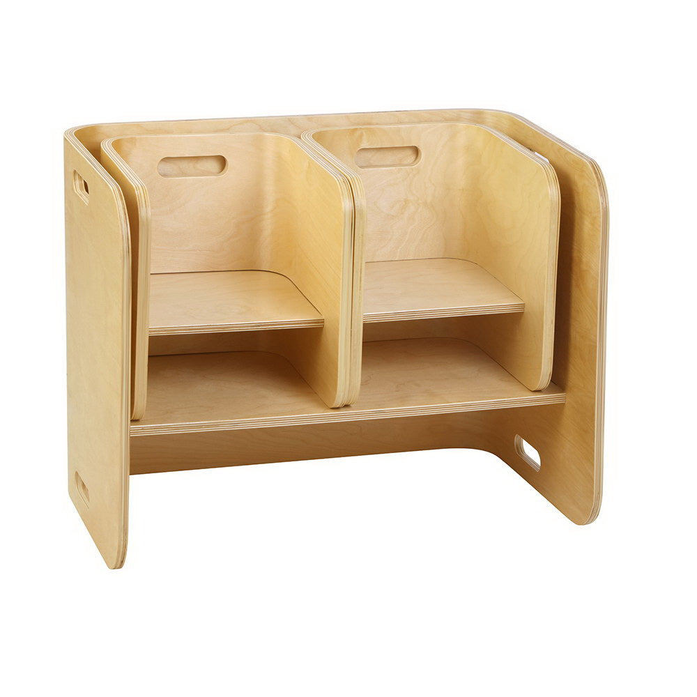 Keezi 3PCS Kids Table and Chairs Set Multifunctional Storage Desk - Cosy Abode
