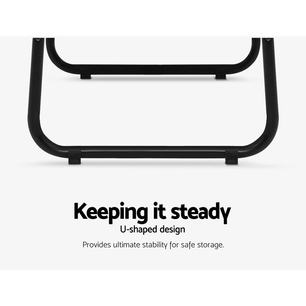 Artiss Clothes Rack Coat Stand 150cm Hanger Closet Black - Cosy Abode