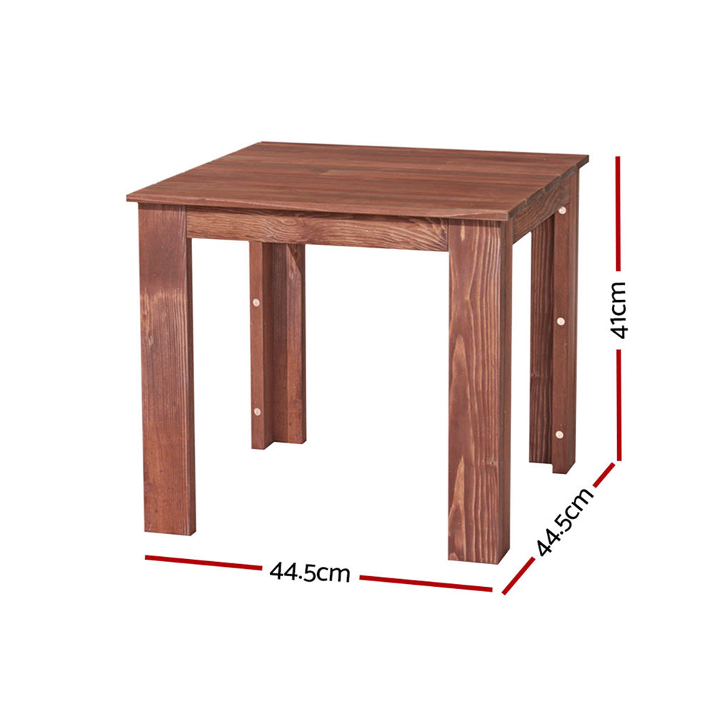 Gardeon Timber Outdoor Coffee Table - Brown Stain - Cosy Abode