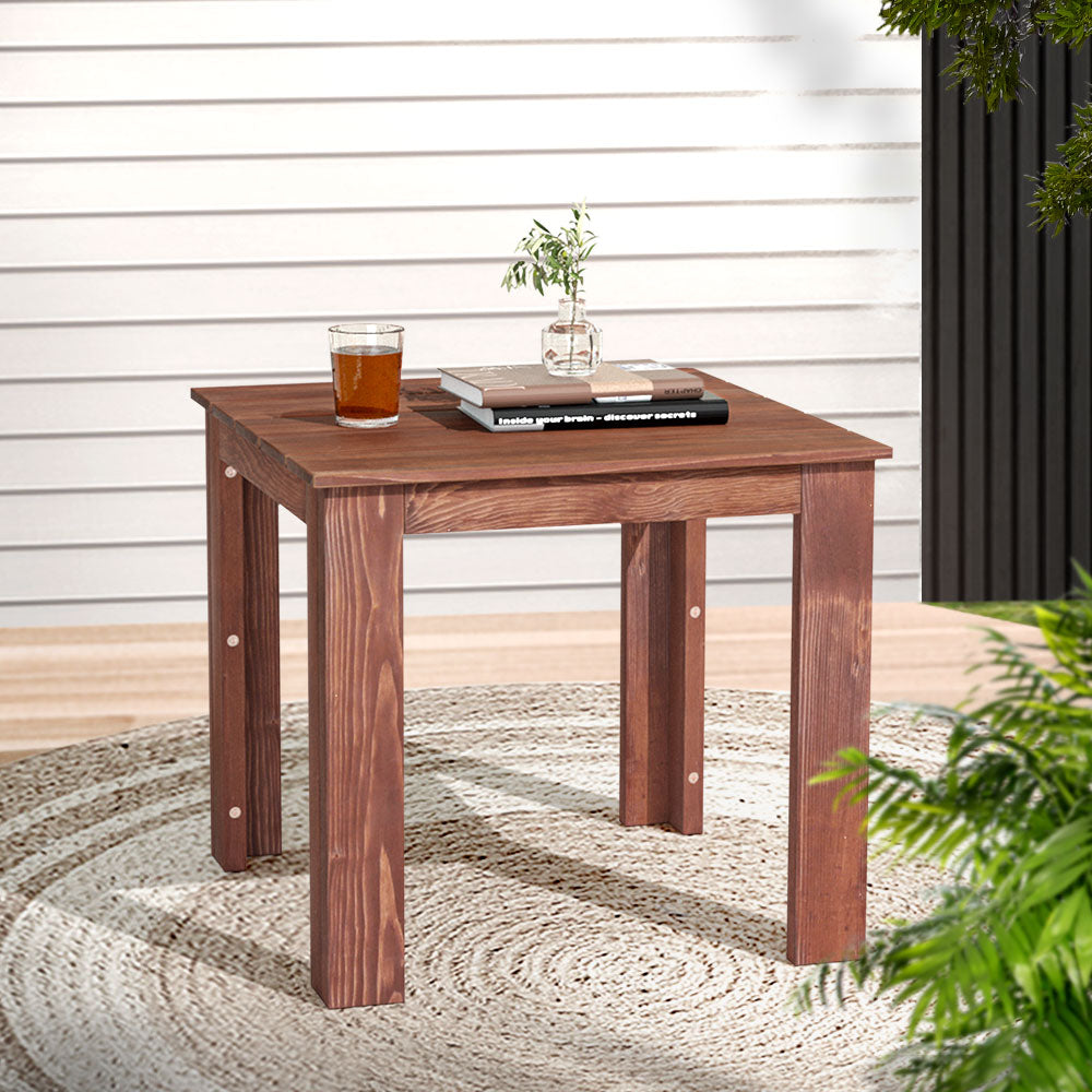 Gardeon Timber Outdoor Coffee Table - Brown Stain - Cosy Abode