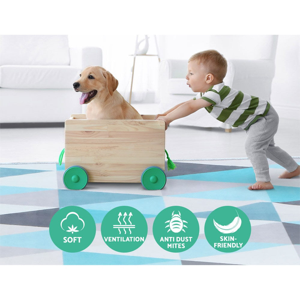 Artiss Floor Rug 200x290 Mat Carpet Short Pile Tria - Cosy Abode