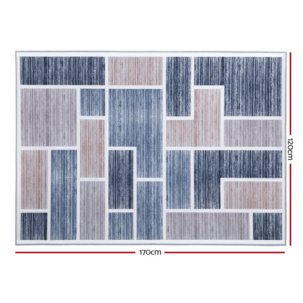 Artiss Floor Rug 120x170 Mat Carpet Short Pile Oblo - Cosy Abode