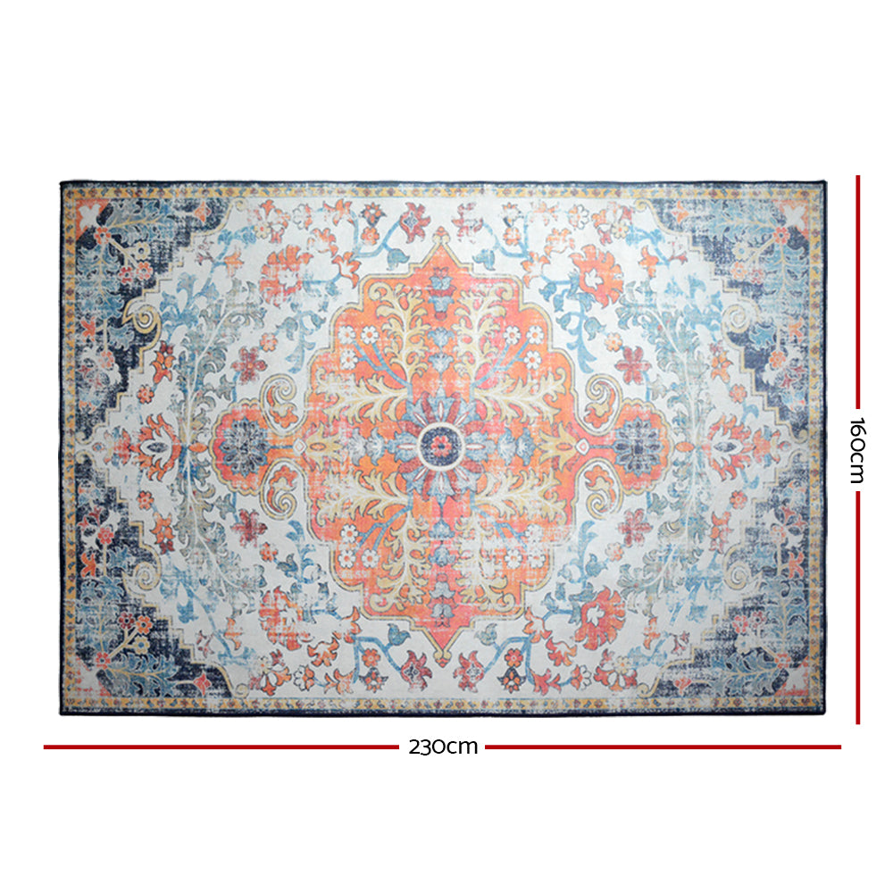 Artiss Floor Rug 160x230 Mat Carpet Short Pile Yasmin - Cosy Abode