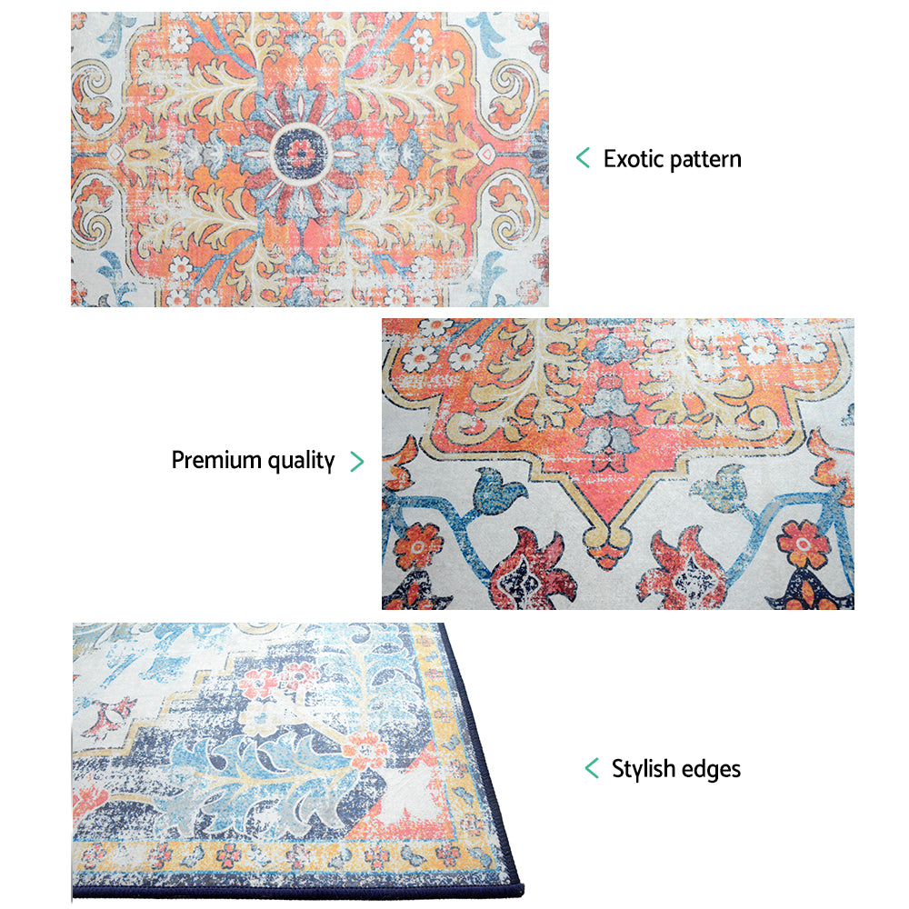Artiss Floor Rug 160x230 Mat Carpet Short Pile Yasmin - Cosy Abode