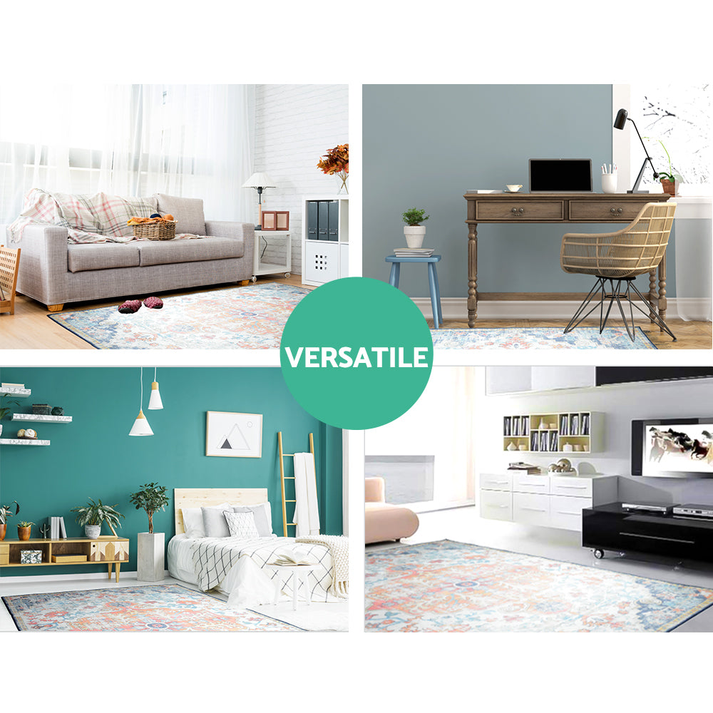 Artiss Floor Rug 160x230 Mat Carpet Short Pile Yasmin - Cosy Abode