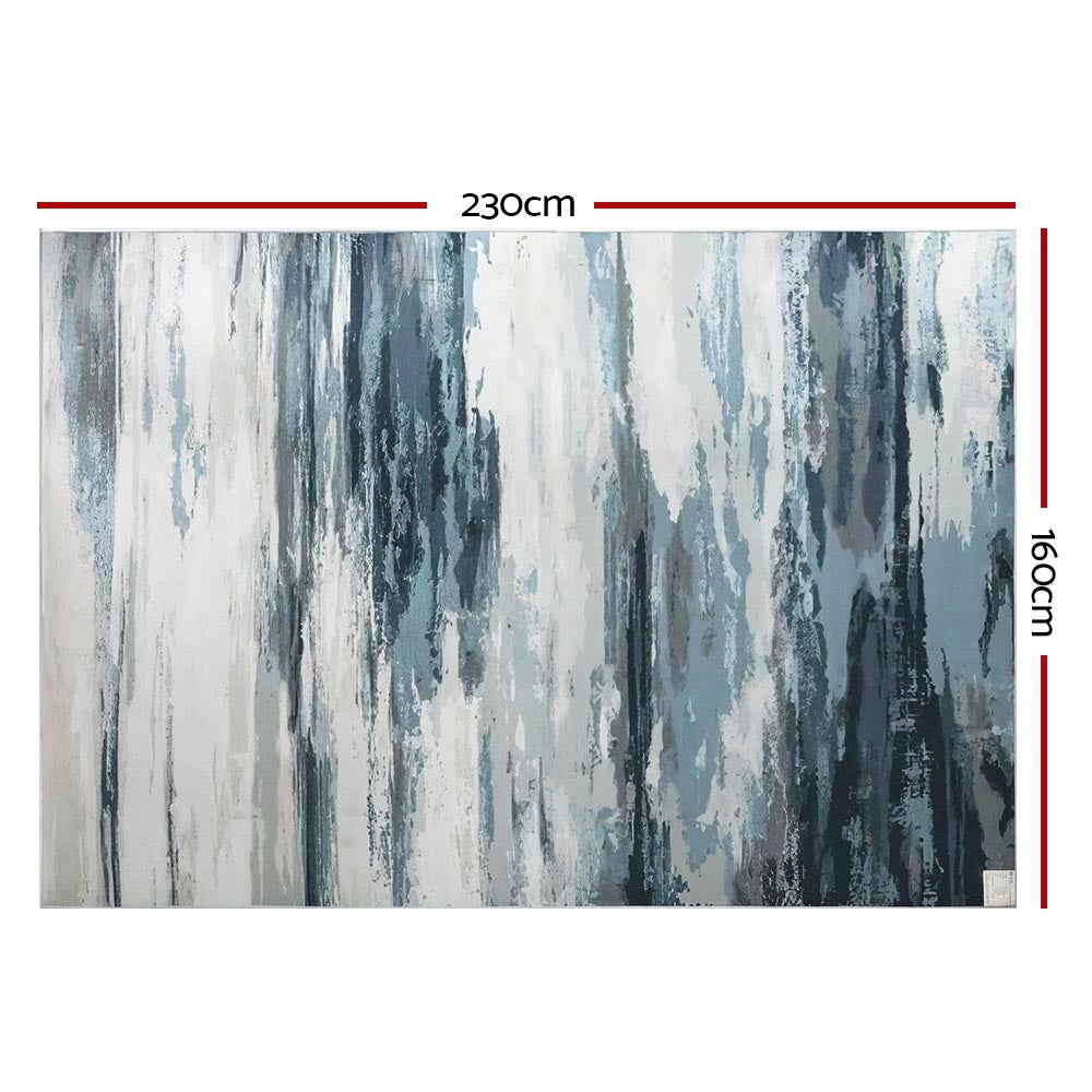 Artiss Floor Rug 160x230 Washable Mat Carpet Short Pile Poca - Cosy Abode