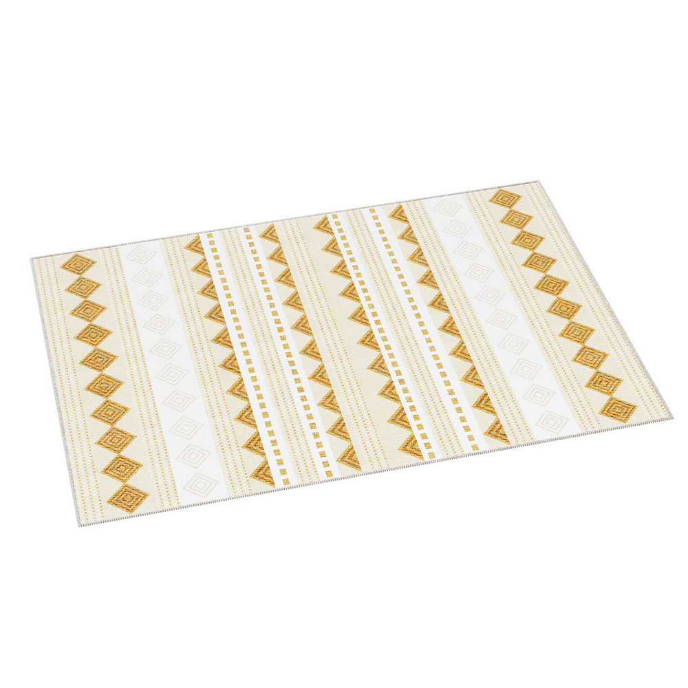 Artiss Floor Rugs 160x230cm Washable Area Mat Large Carpet Soft Short Pile Ella - Cosy Abode