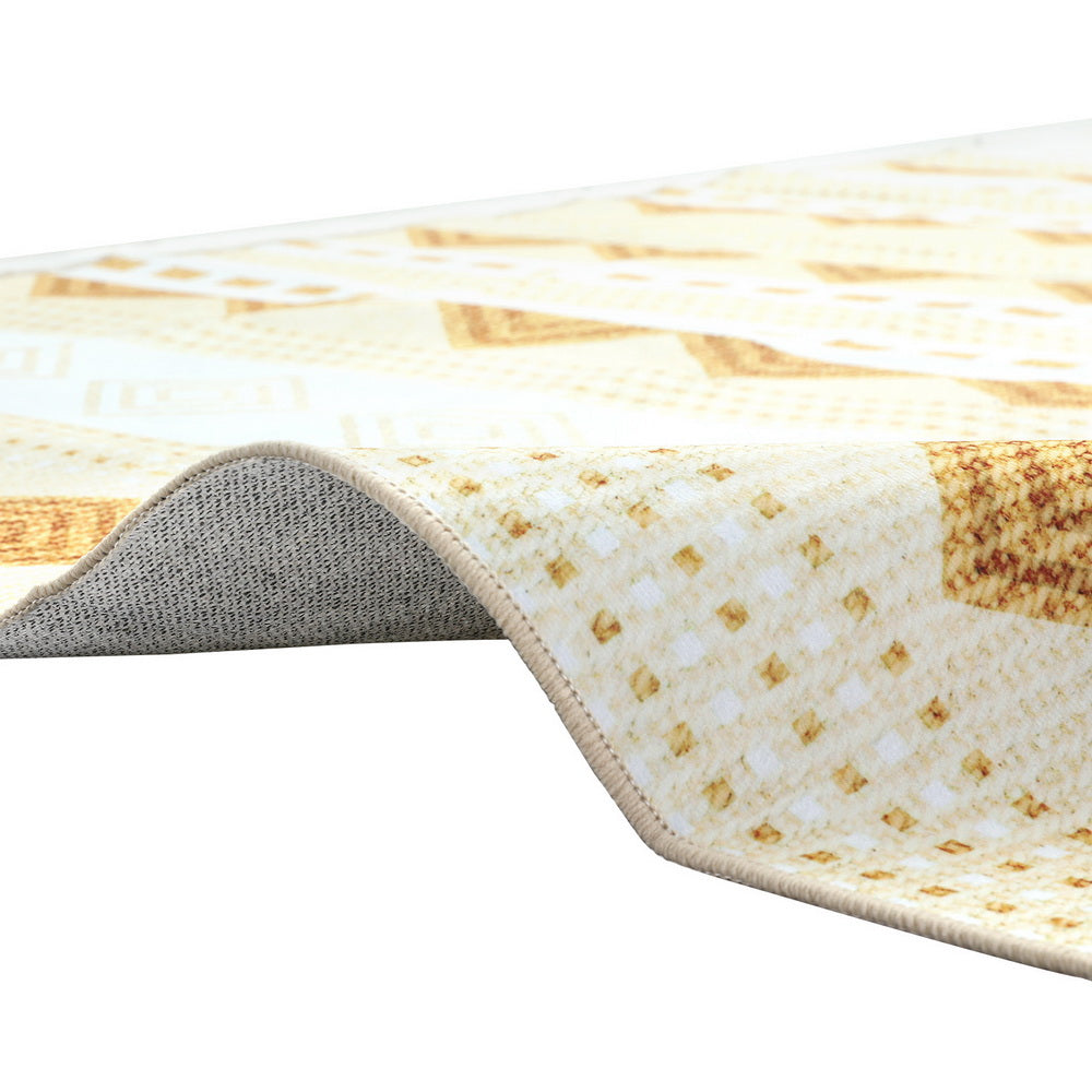 Artiss Floor Rugs 160x230cm Washable Area Mat Large Carpet Soft Short Pile Ella - Cosy Abode