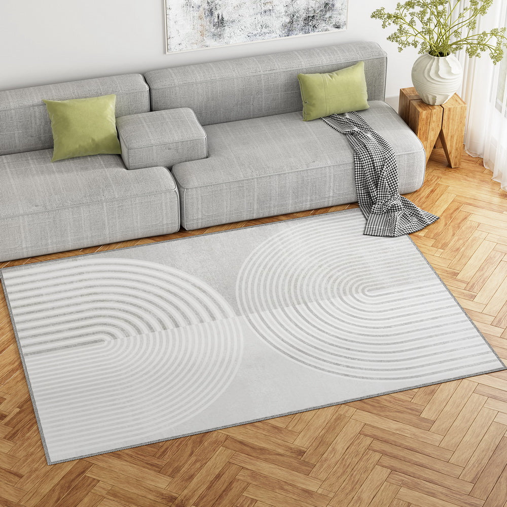 Artiss Floor Rugs 160x230cm Washable Area Mat Large Carpet Faux Rabbit Fur Cyril - Cosy Abode