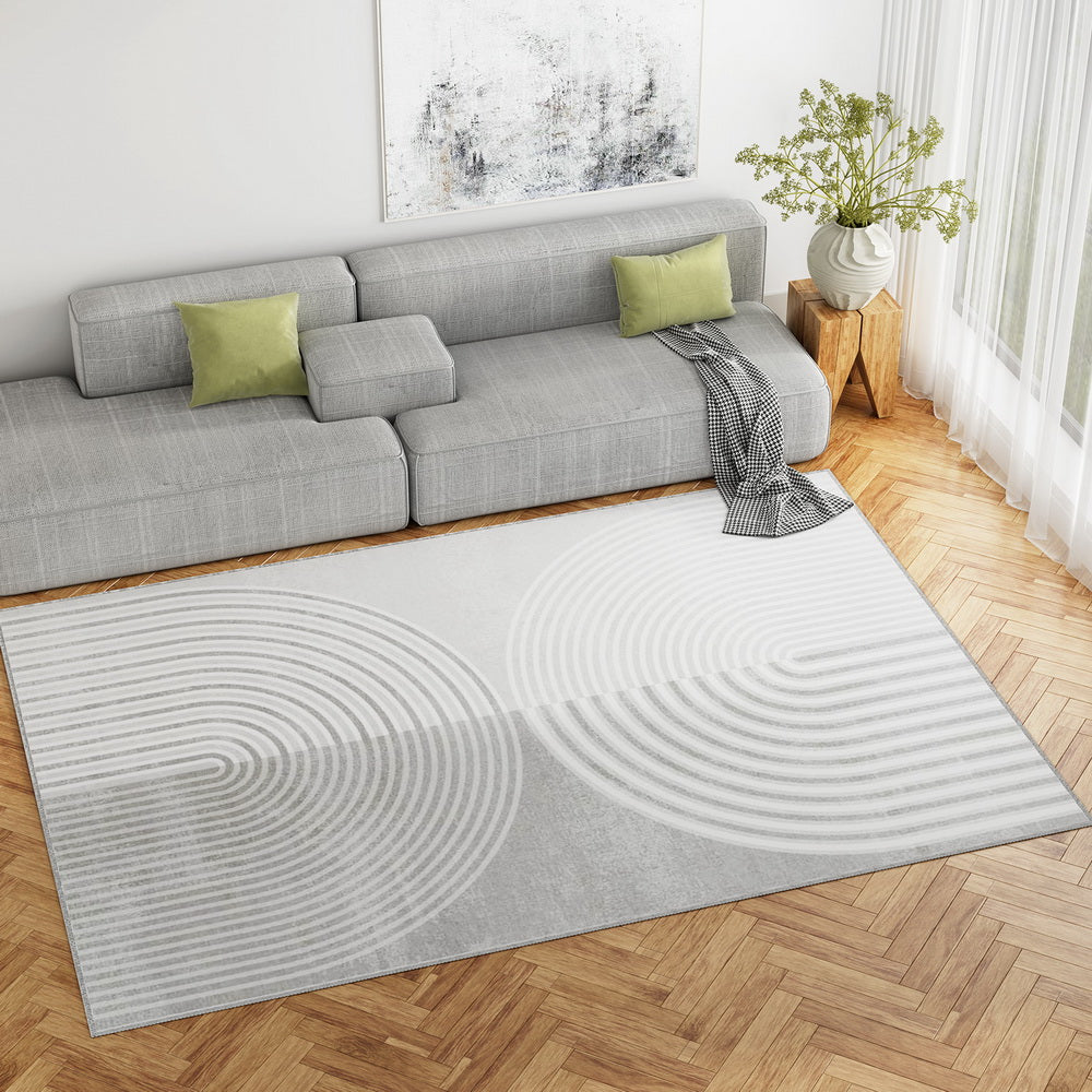 Artiss Floor Rugs 200x290cm Washable Area Mat Large Carpet Faux Rabbit Fur Cyril - Cosy Abode