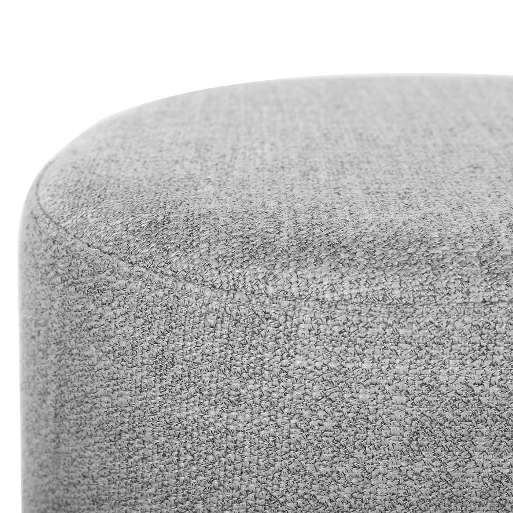Artiss Ottoman Foot Stool Square Linen Grey - Cosy Abode