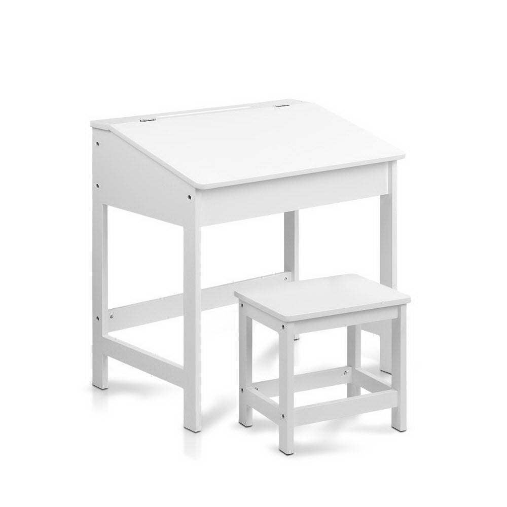 Keezi 2PCS Kids Table and Chairs Set Activity Children Playing Toys Study Desk - Cosy Abode