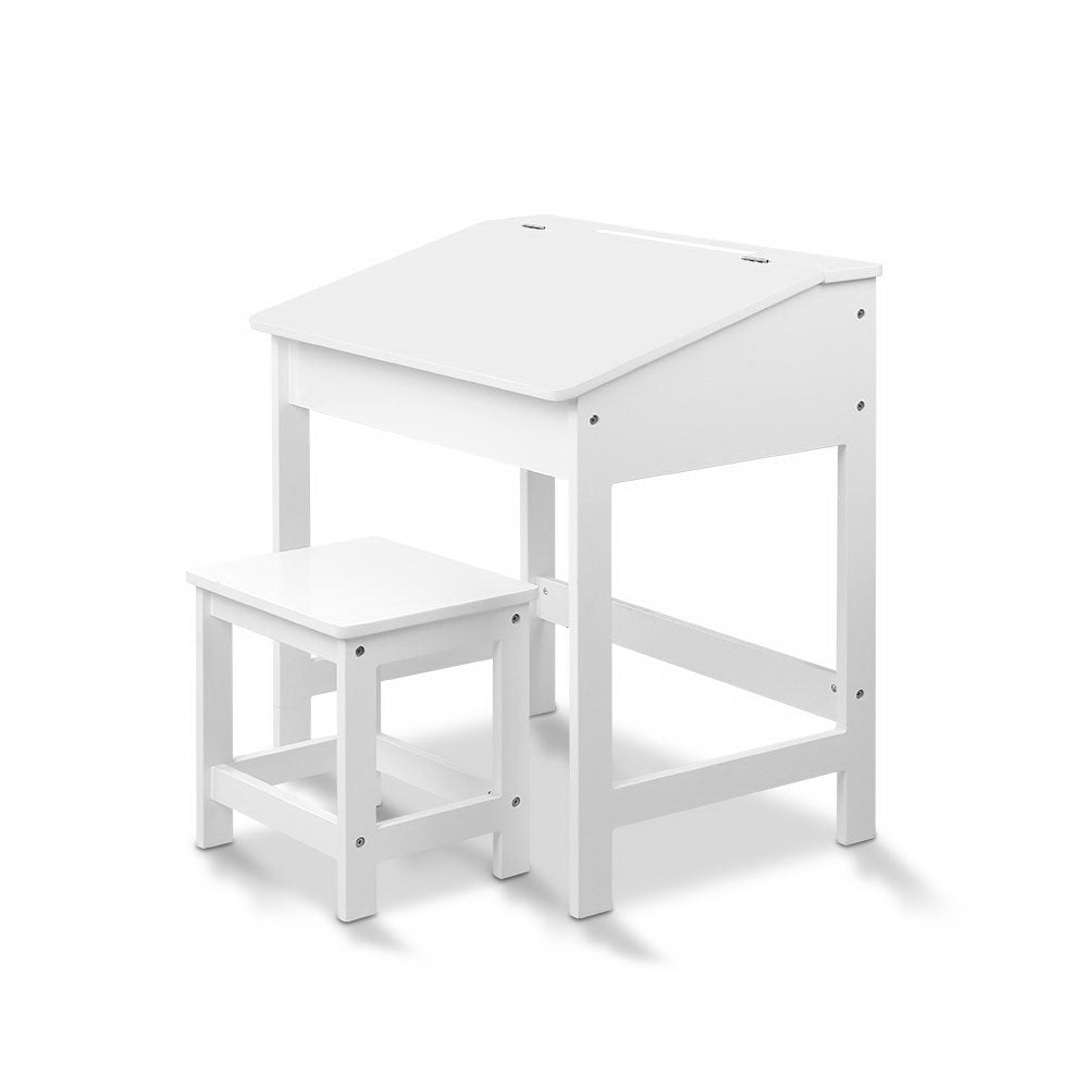 Keezi 2PCS Kids Table and Chairs Set Activity Children Playing Toys Study Desk - Cosy Abode