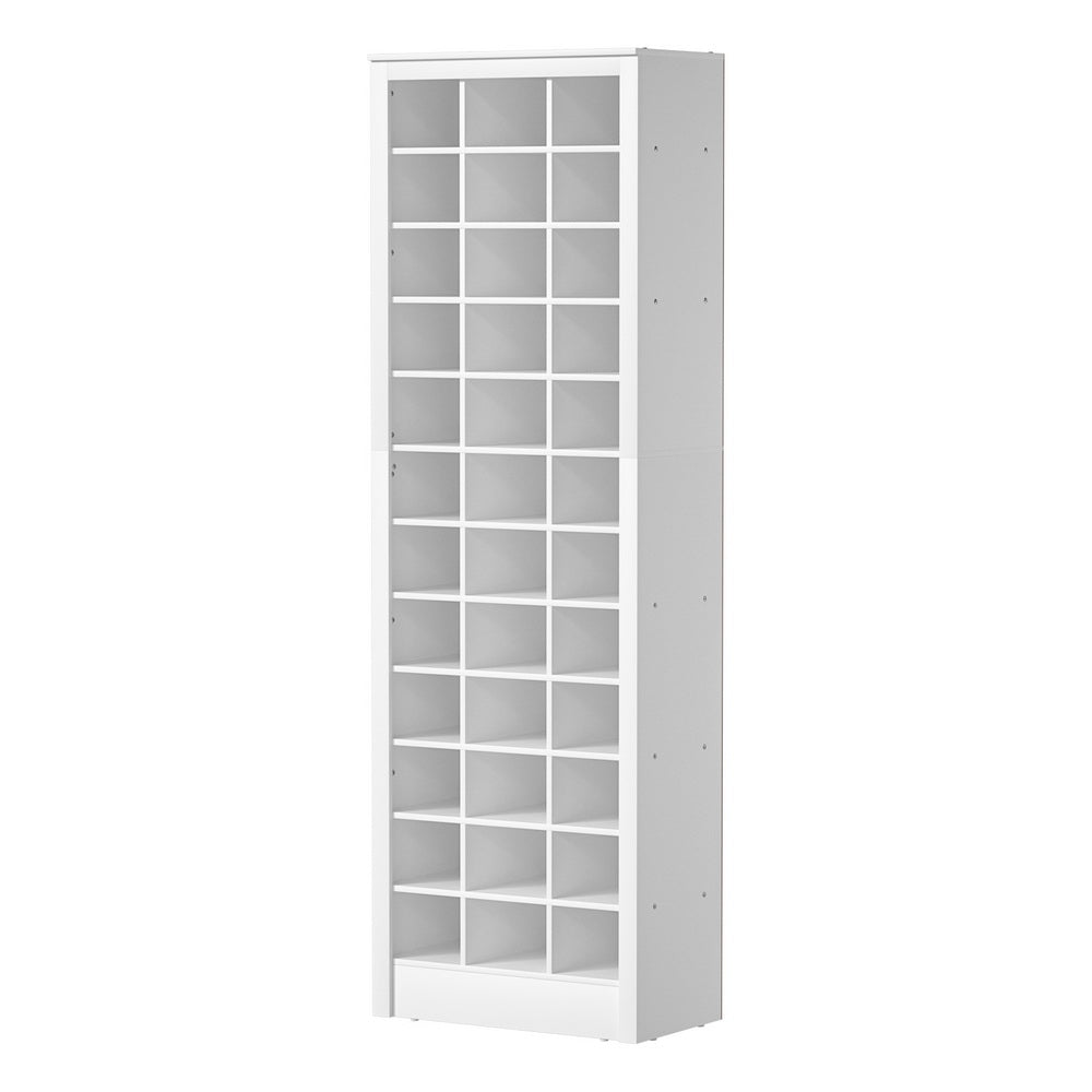 Artiss Shoe Rack 12-tier 36 Pairs Storage White - Cosy Abode