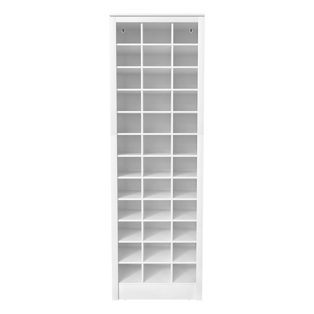 Artiss Shoe Rack 12-tier 36 Pairs Storage White - Cosy Abode