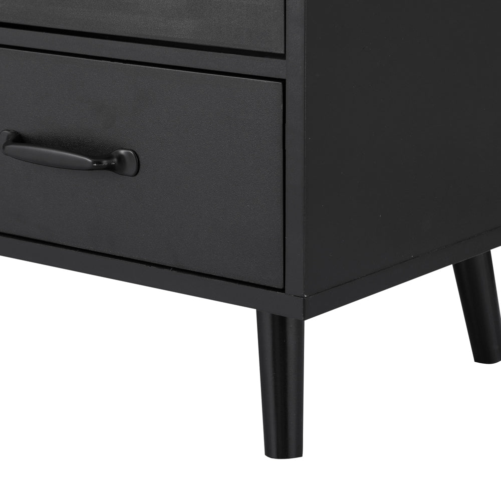 Artiss Buffet Sideboard Double Doors - Black - Cosy Abode