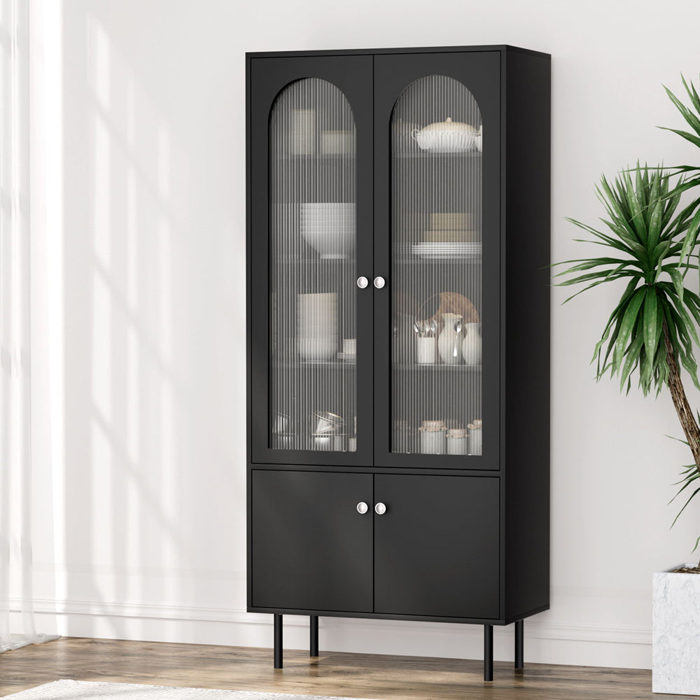 Artiss Buffet Sideboard Cupboard Cabinet Black - Cosy Abode