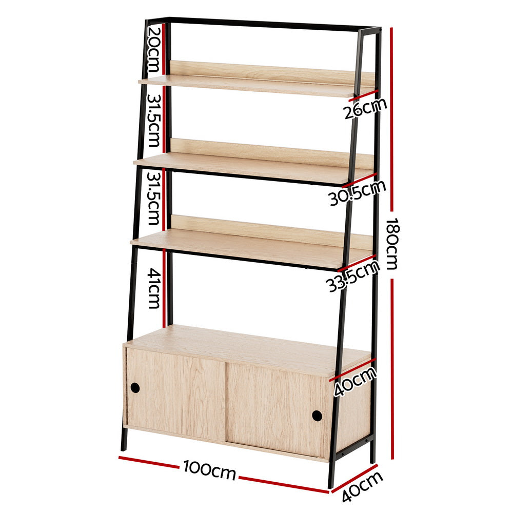 Artiss Bookshelf 5 Tier Cube Cabinet MIRA Oak - Cosy Abode