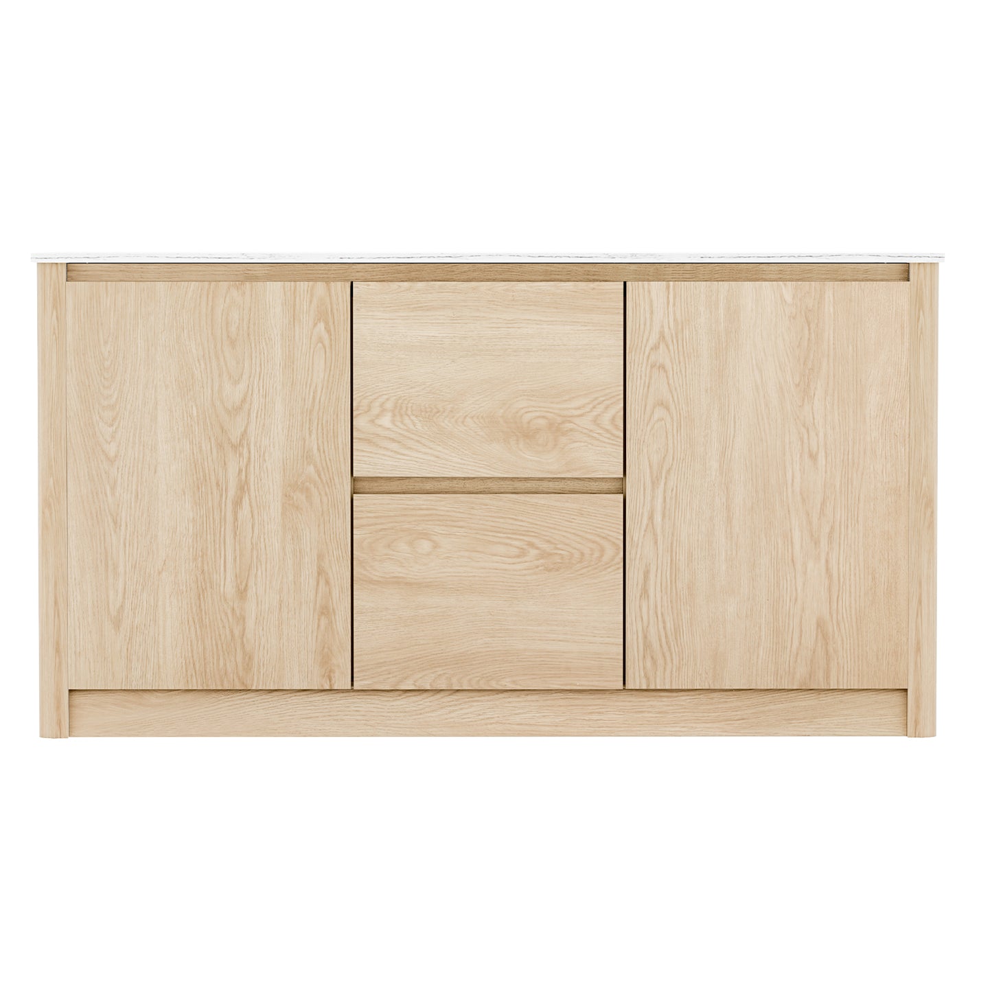 Artiss Buffet Sideboard Marble Style Tabletop - Pine - Cosy Abode