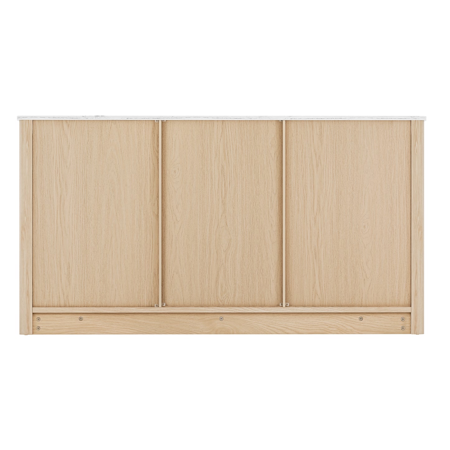 Artiss Buffet Sideboard Marble Style Tabletop - Pine - Cosy Abode