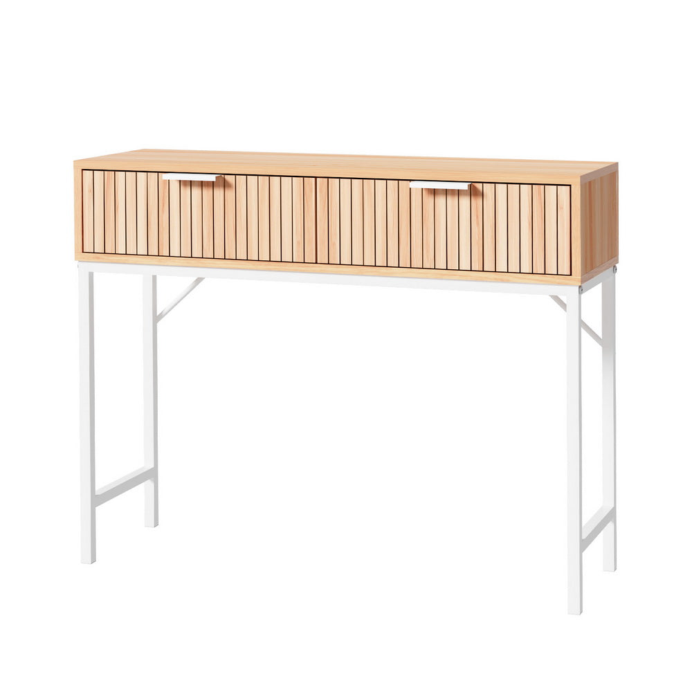 Artiss Console Table 2 Drawers 92CM - Cosy Abode