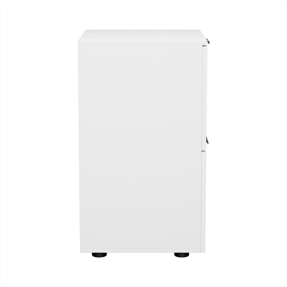 Artiss Filing Cabinet Files Storage Office Shelves File Organiser White 2 Drawer - Cosy Abode